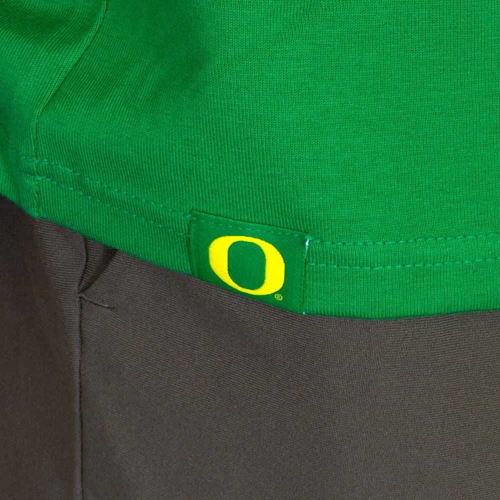 1876, Nike, Green, Crew Neck, Cotton, Men, Max 90, Embroidered, Oregon Ducks, T-Shirt, 926410